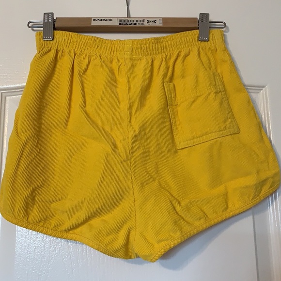 American apparel yellow curduroy shorts - Picture 3 of 5